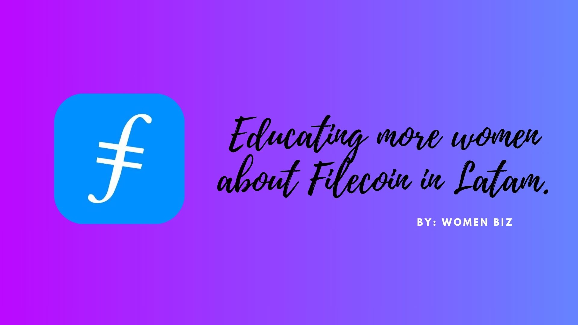 Womenbiz - Filecoin Impact banner