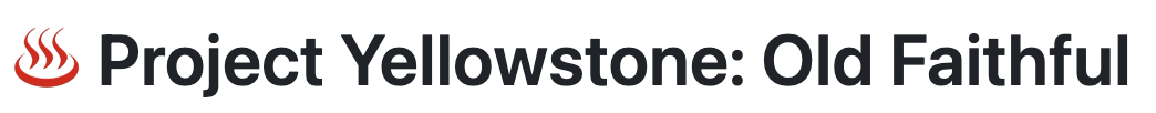 Old Faithful banner