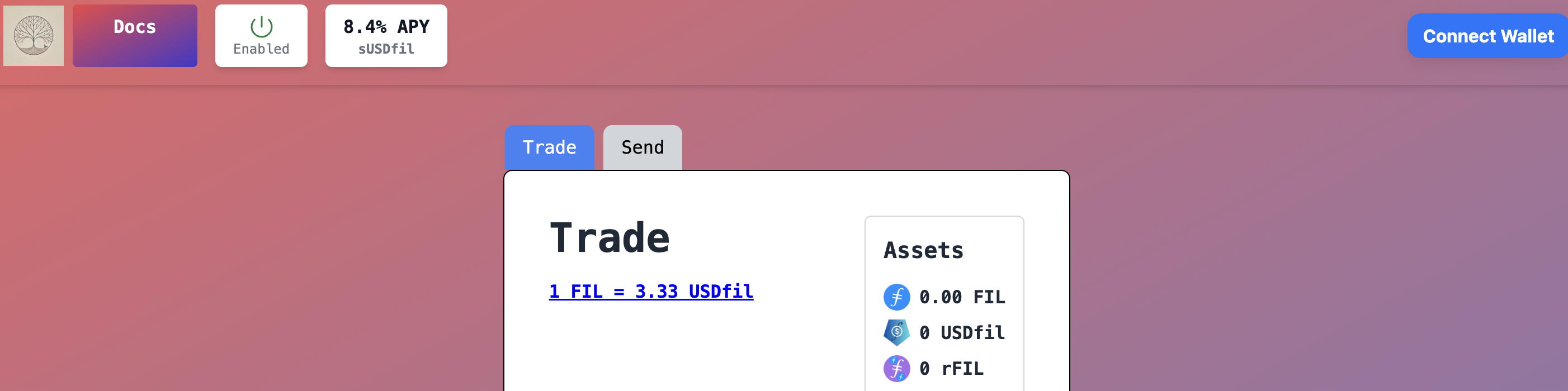 USDfil Stablecoin banner