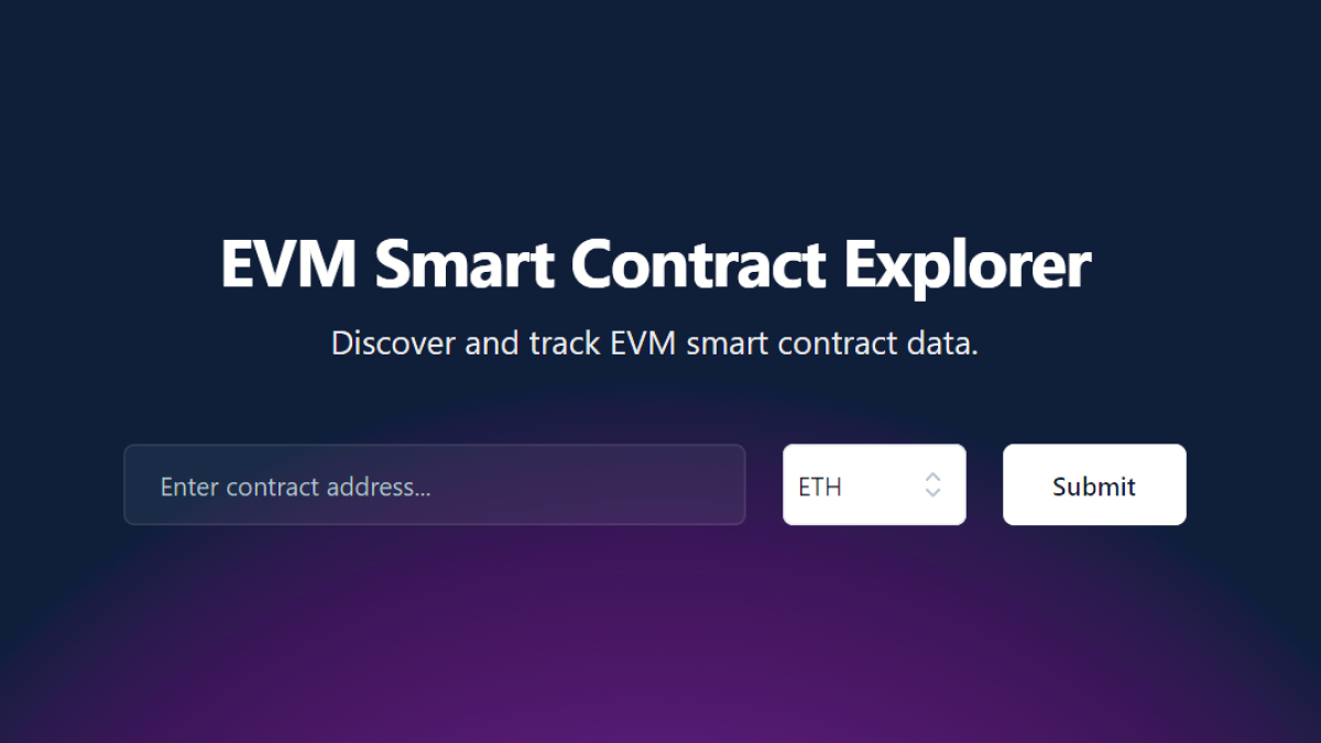 EVM Explorer banner
